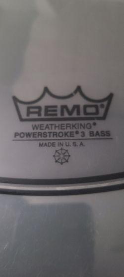 24" bass drum kick drum head
