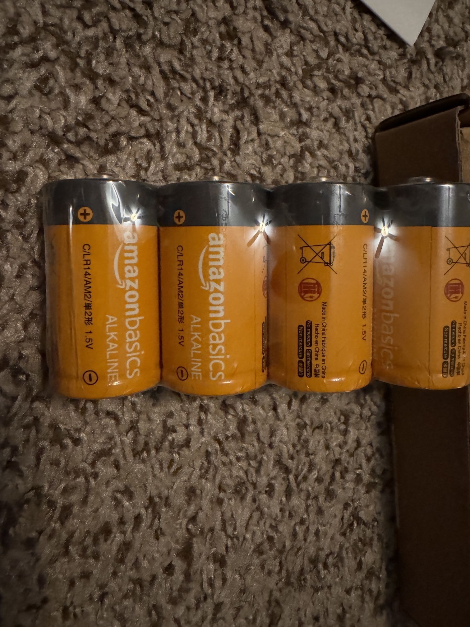 Amazon C Cell Alkaline Batteries 12-pack