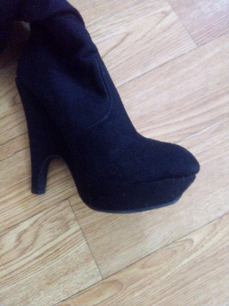 Black Suede Boots
