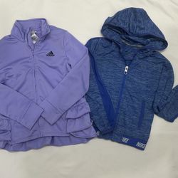 Girls Nike/Adidas Jacket Bundle Size 6