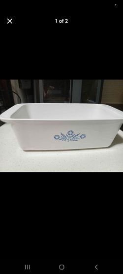 VINTAGE CORNING WARE P-315-B BLUE CORNFLOWER 2QT BREAD MEAT LOAF PAN 9x5x3 USA