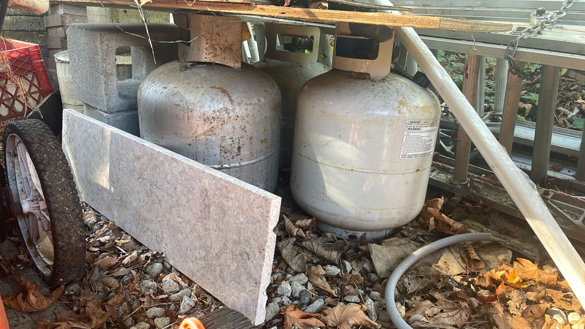 Propane Tanks Empty