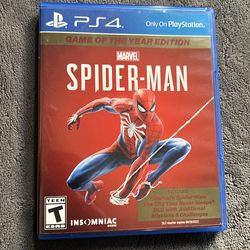 PS4 ONLY* Spider-Man (Game of the year edition )
