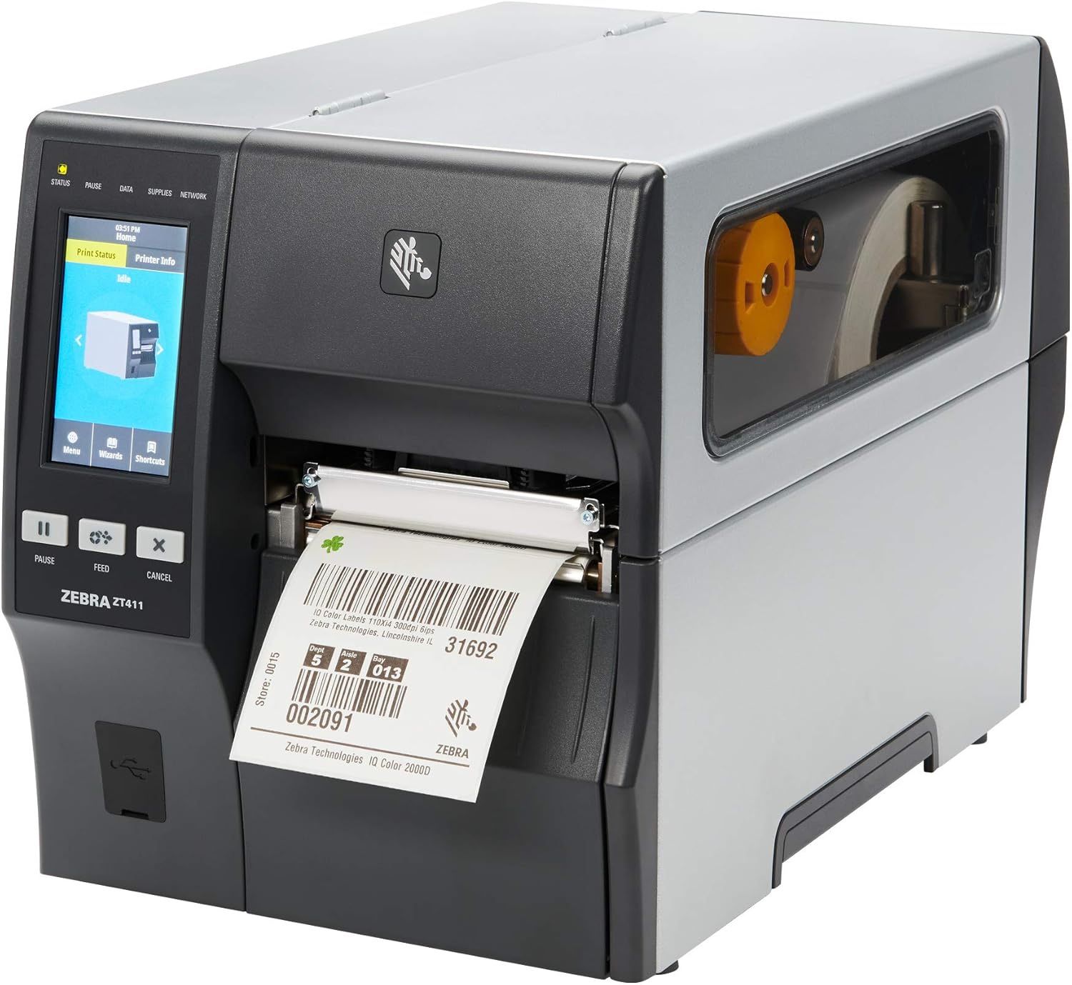 🚨 STORE CLOSING SALE – 50% OFF! 🚨 Zebra ZT411 Thermal Transfer Industrial Printer – BRAND NEW!