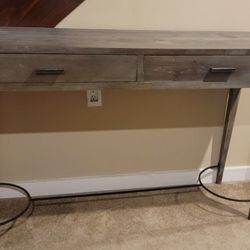 Entryway Table Gray 