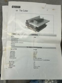 Tile Cutting Machine