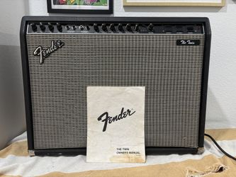 Fender “the twin” twin reverb tube amp guitar amplifier