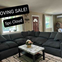 Cloud Couch Feathered Modular Sectional Sofa