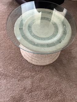 Coffee table and 2 end tables