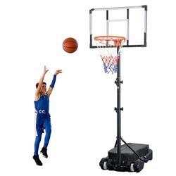 Black Basketball Hoop 