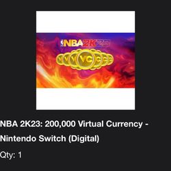 NBA 2k23 200k VC- Nintendo Switch 