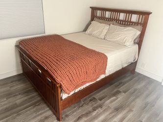 Solid Wood Bed Frame
