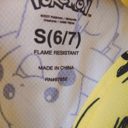 Hooded Pokemon Costume Or Pajama.