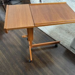 Mid Century Solid Teak Laptop/ Music Stand