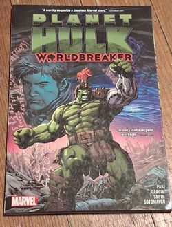 Planet Hulk world Breaker paperback Comic book Bruce Banner Marvel