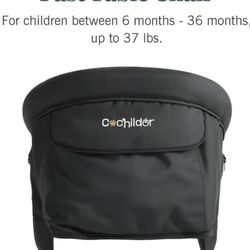 😀 Cochildor Hook on High Chair, Portable/Foldable Clip-On Fast Table Chair for Infants Up To 36 Months, Blue