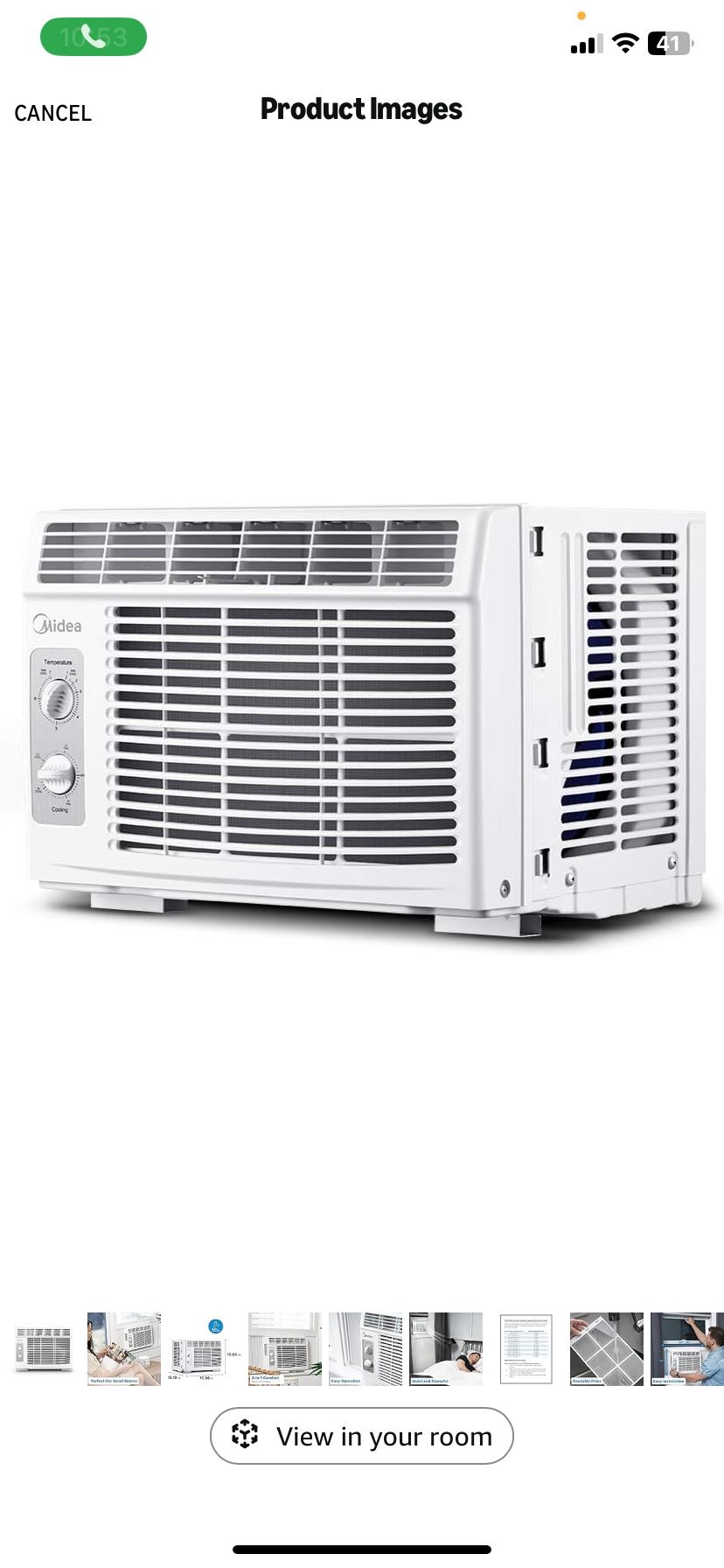 Midea 5,000 BTU EasyCool Window Air Conditioner