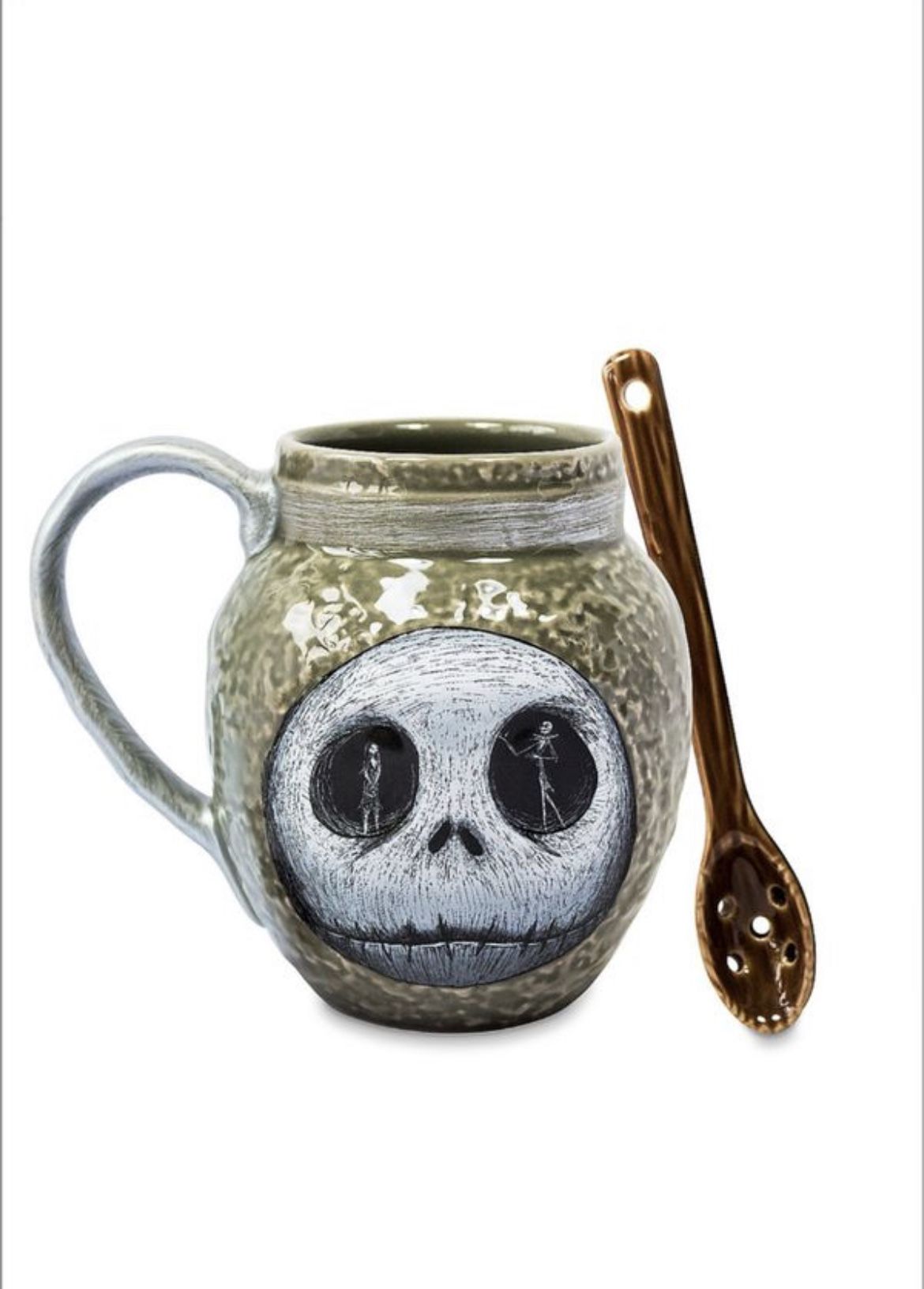 Halloween Disney Jack Skellington Mug & Spoon Set Nightmare Before Christmas