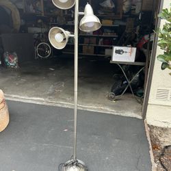 3 Light Floor Lamp - Gray