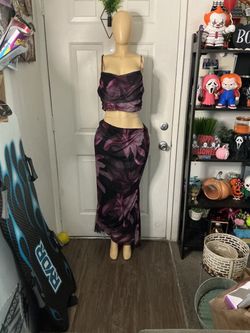 Floral purple set