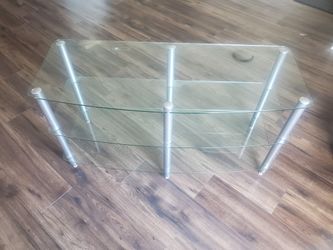 3 Tier Glass TV Stand
