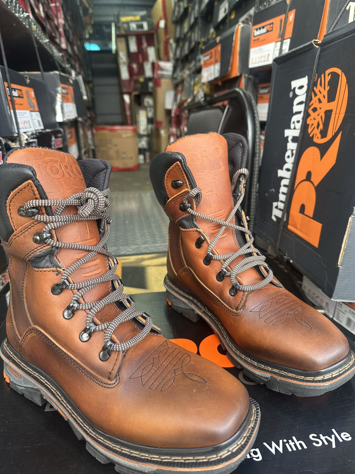 WORK BOOTS // TORO π BRAVO// Different Sizes Available//