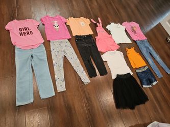 Girls clothing sizes 6-7 t used