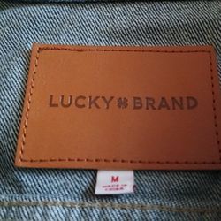 Women's Denim Jacket New From Macy's Size Medium