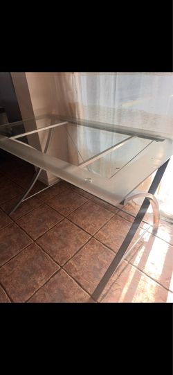 Glass table
