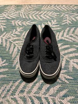 Vans Gray & Black Micro Houndstooth Shoes Men’s Size 9