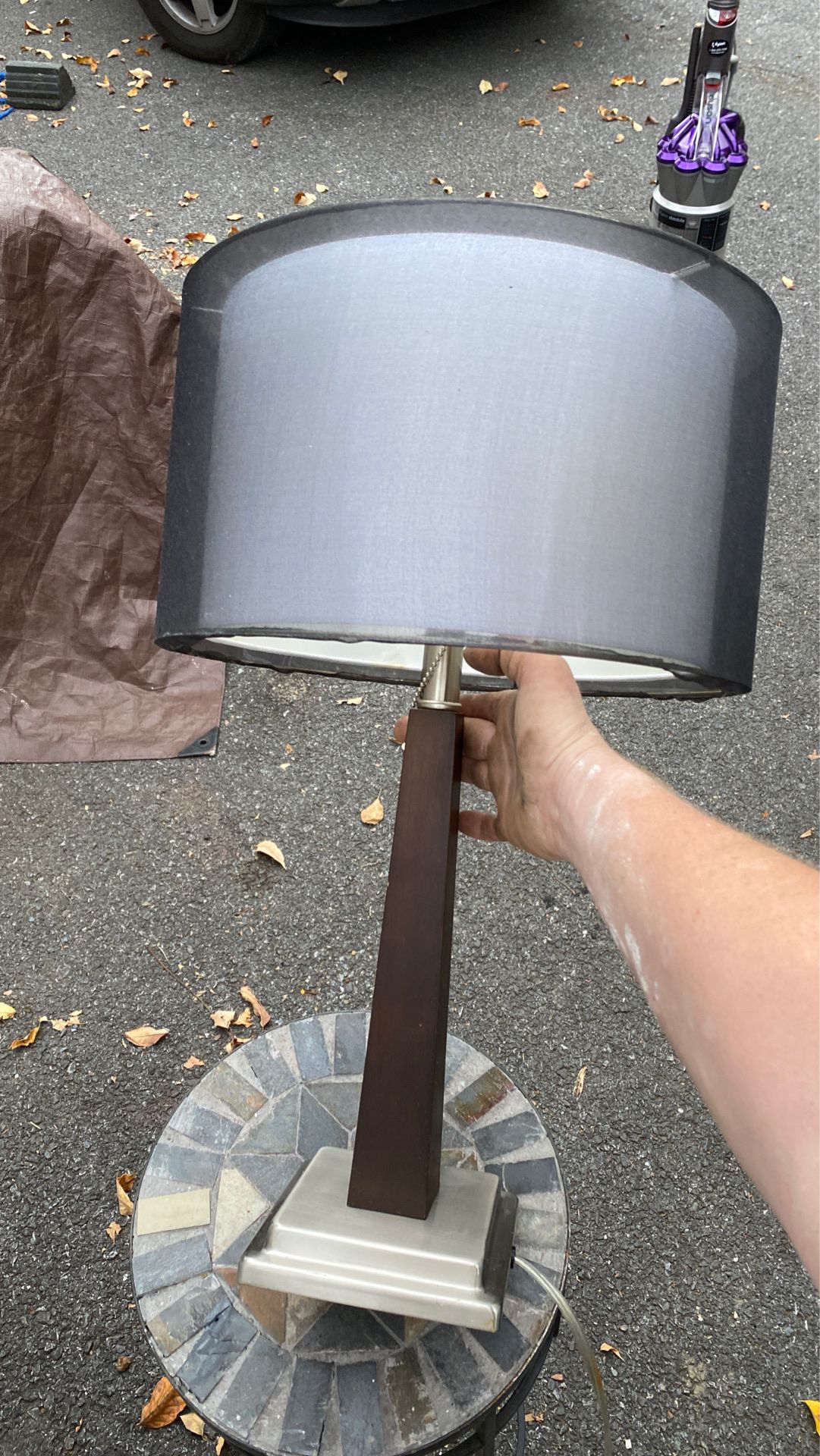 End table lamp