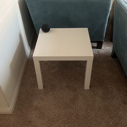 Small Side Table White