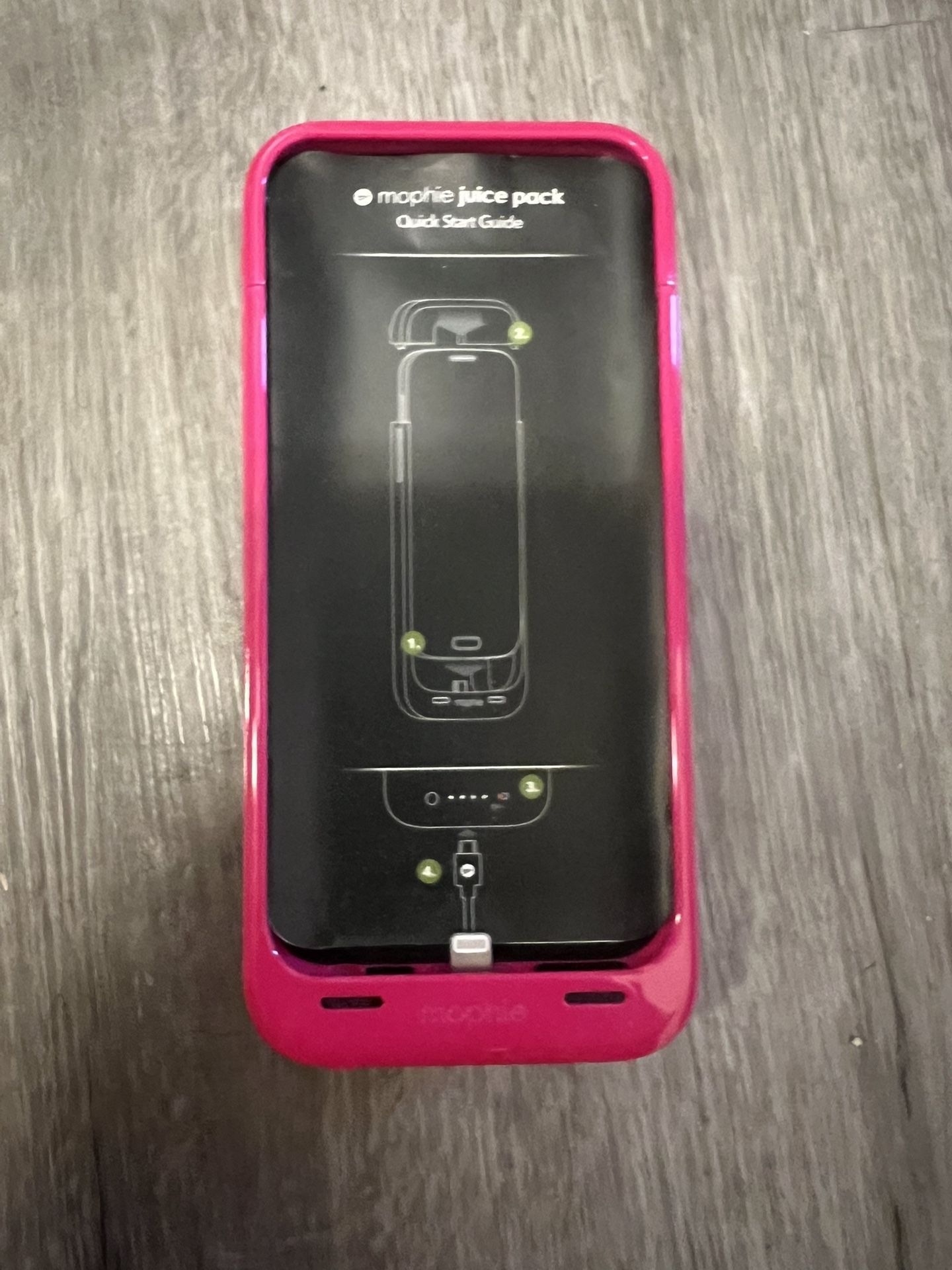 Mophie hot pink iPhone 6 charger