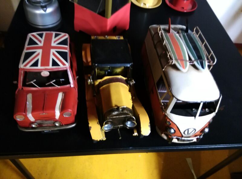 3 Old iron cars