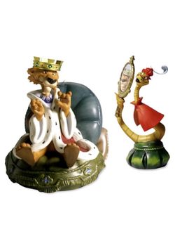 WDCC Prince John & Sir Hiss Disney's Robin Hood - LE 1645/1973 NEW Box & COA