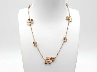 Van Cleef 0.45 Dwt Diamond 18.5 Grams 18k Yellow Gold 16 Inch Mk0126rzxzmia