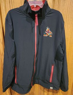 Arizona Coyotes Utah Hockey Club Fanatics Authentic Pro Full Red Zip Kachina Jacket Large NEW