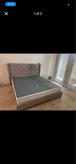 California king size bed frame and box spring Conroe