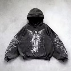 Y2K Grey Hoodie
