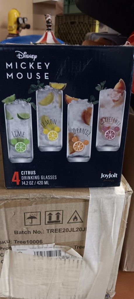 Disney JoyJolt Juice Glass Set