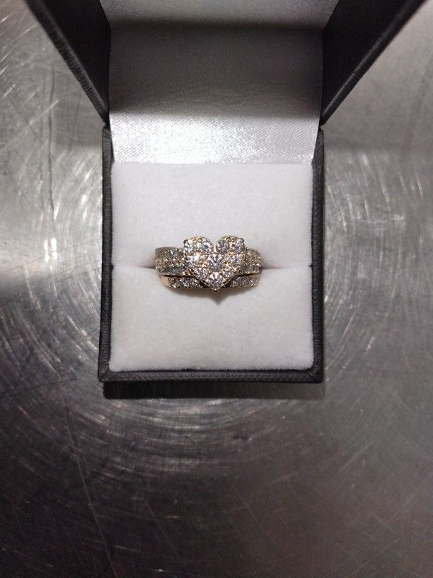 Heart Ring 14k Yellow Gold Ring