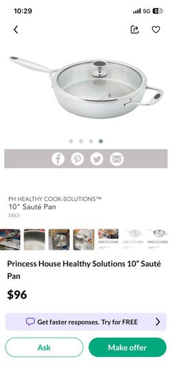 PH healthy cook solution 10” sauté pan