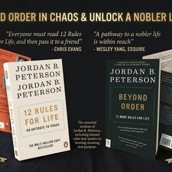 Jordan B. Peterson 12 Rules for Life & Beyond Order Paperback Psychology Set