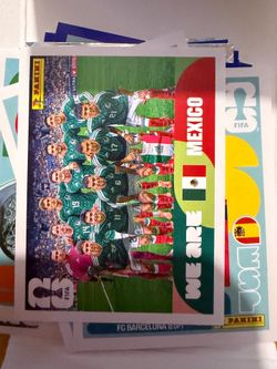 Team Mexico fifa World Cup sticker panini card