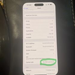 UNLOCKED IPHONE 16 PRO MAX 256 GB.. PRICE IS FIRM….NO OFFER ACCEPTED 
