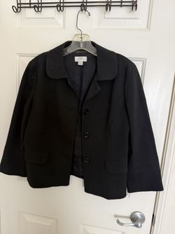 Loft Black Jacket—size 8