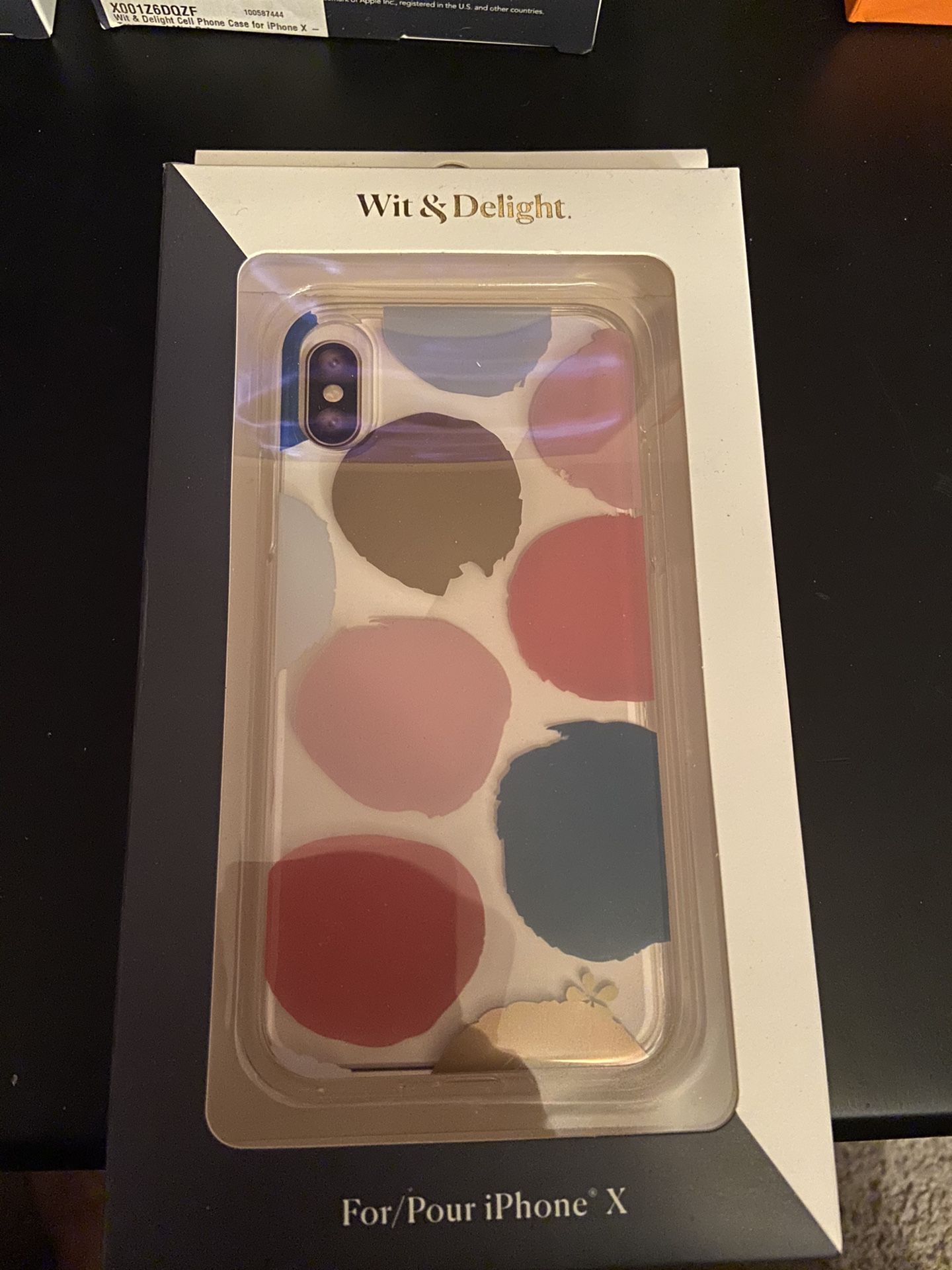 Wit & Delight Hard Shell iPhone Case | Size iPhone X