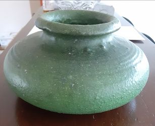 Original & Extremely RARE Grueby Pottery Vase Arts & Crafts *Matte Green Boston POTTERY