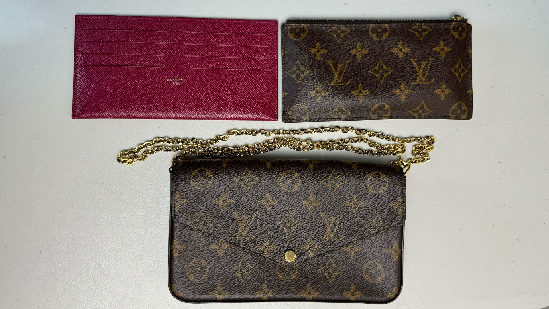 Authentic Louis Vuitton Félicie Pochette