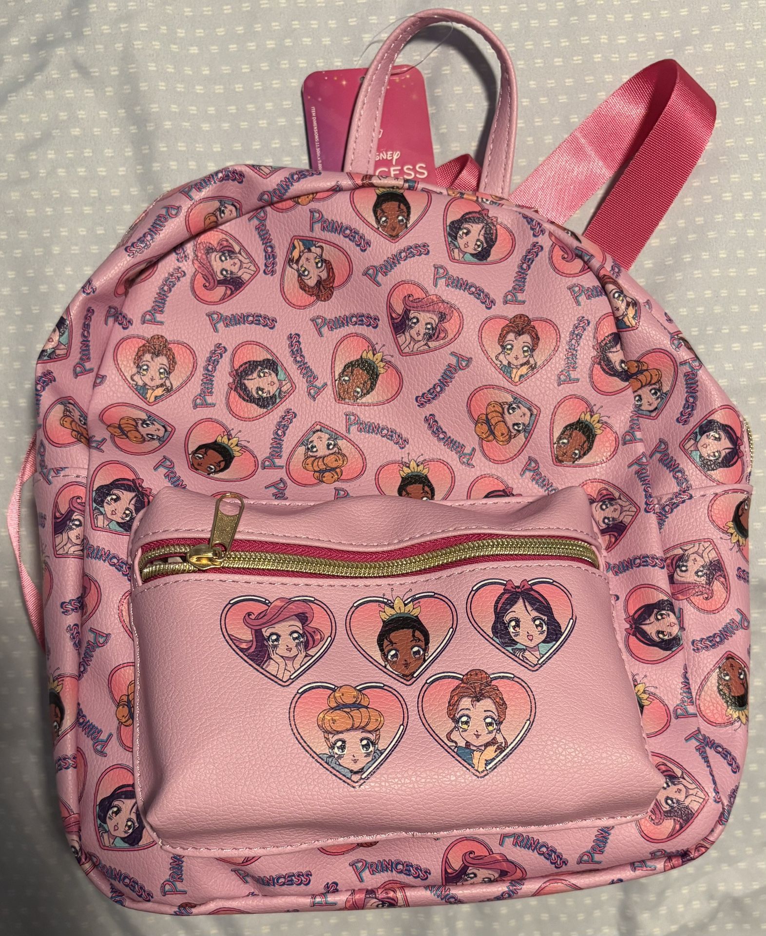 Disney Princess Faux Leather Mini Backpack Bag